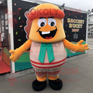 Peach Burgers maskot...