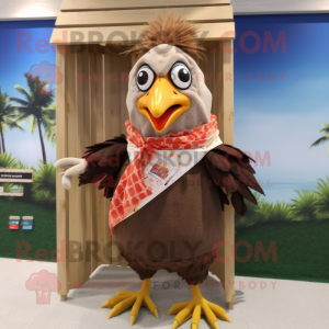 Brown Roosters maskot drakt...