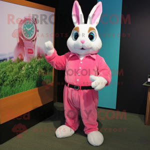 Pink Rabbit mascotte...