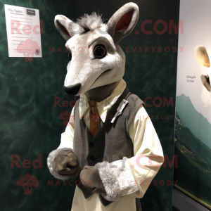 Gray Roe Deer mascotte...