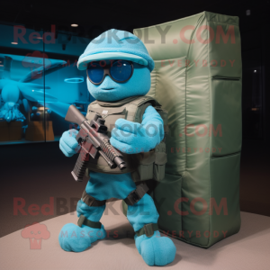 Cyan Sniper mascotte...