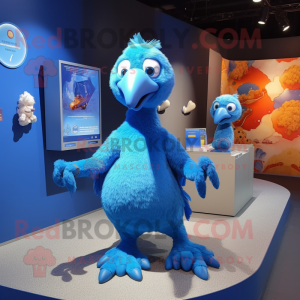 Blue Dodo Bird mascotte...