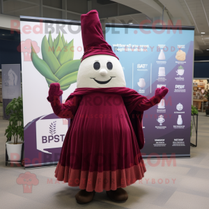 Maroon Beet mascotte...