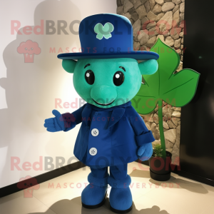 Blue Four Leaf Clover...