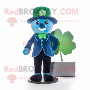 Blue Four Leaf Clover...