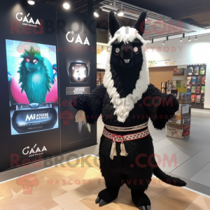 Black Llama mascotte...