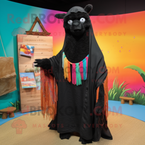 Black Llama mascotte...