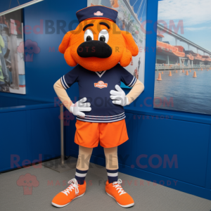 Navy Orange mascotte...