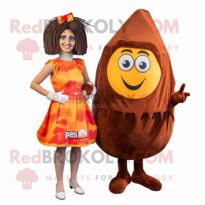 Rust Paella maskot kostym...