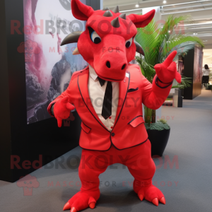 Roter Triceratops...