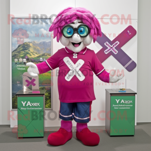 Postava maskota Magenta...