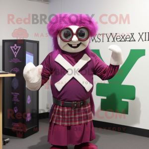 Postava maskota Magenta...