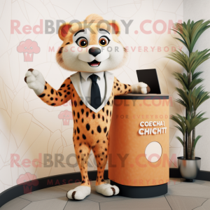 Peach Cheetah mascotte...