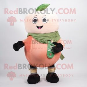 Peach Turnip maskot drakt...