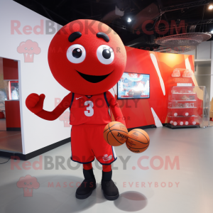 Red Basketball Ball...