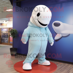  Beluga Whale maskot kostym...