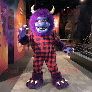 Purple Demon mascotte...