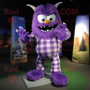 Purple Demon mascotte...