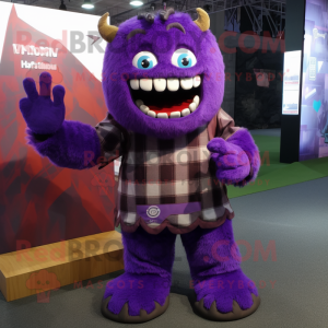 Purple Demon mascotte...