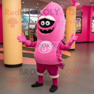 Pink Tacos mascotte kostuum...