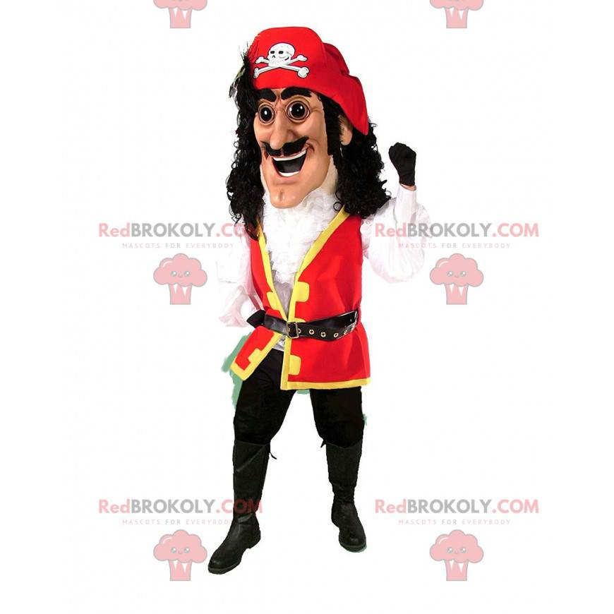 Pirat maskot, pirat kaptajn kostume - Redbrokoly.com