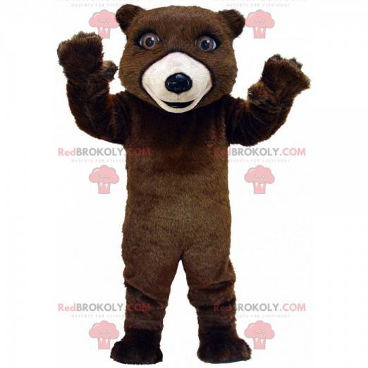 Großes braunes Teddy-Maskottchen, Braunbärkostüm -