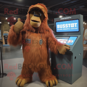 Rust Sasquatch mascotte...