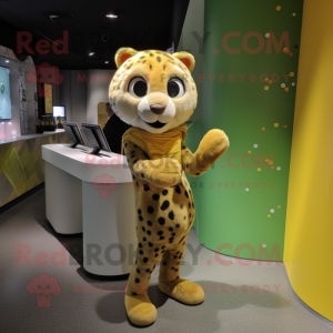 Olive Cheetah mascotte...