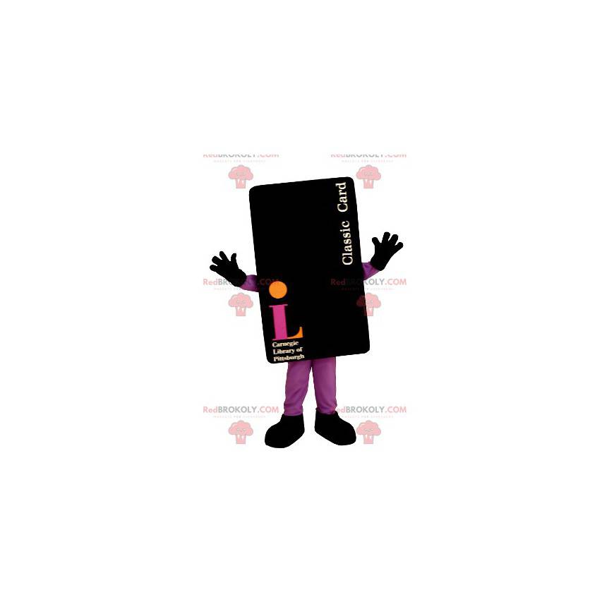 Giant black card mascot - Redbrokoly.com