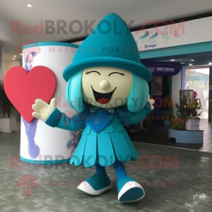 Teal Arrow Of Love mascotte...