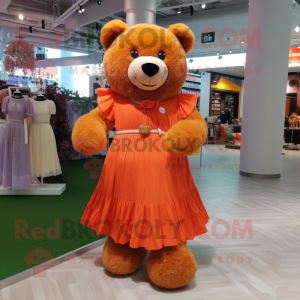 Orangefarbener Teddybär...