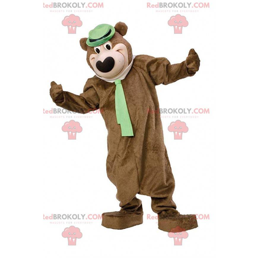 Yogi the bear mascot, famous cartoon character - Sizes L (175-180CM)