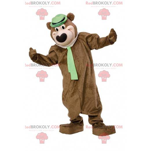 Yogi the bear mascot, famous cartoon character - Redbrokoly.com