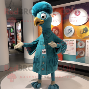 Teal Turkije mascotte...