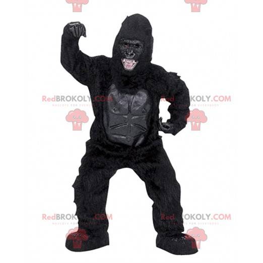 Mascota gorila negro muy realista e intimidante - Redbrokoly.com