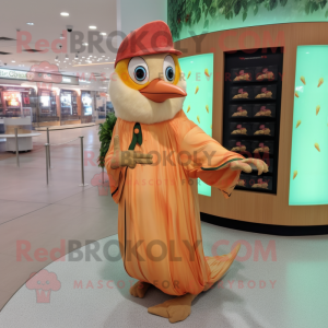 Peach Woodpecker mascotte...