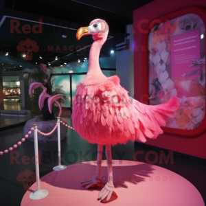 Pink Flamingo maskot...