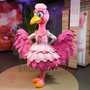 Pink Flamingo maskot...