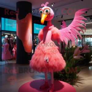 Pink Flamingo maskot...