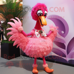 Pink Flamingo mascotte...