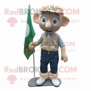 Personagem de mascote de...