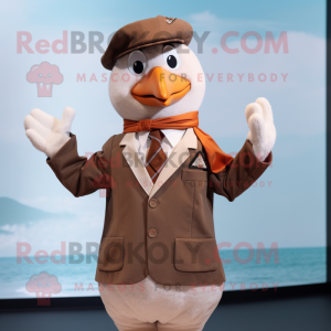 Brown Seagull mascotte...