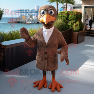 Brown Seagull mascotte...