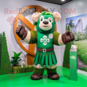 Waldgrüner Maskottchen...