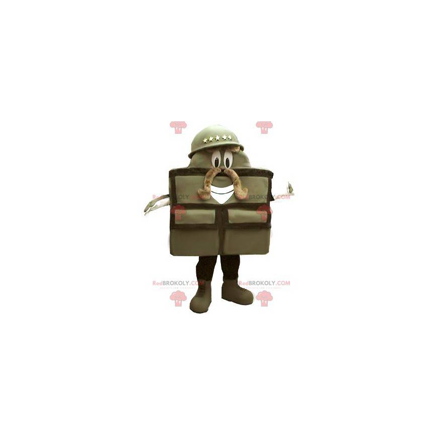 Mascotte del soldato della borsa militare - Redbrokoly.com