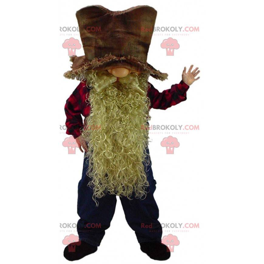 Bearded dwarf mascot, miner costume, mining man - Redbrokoly.com