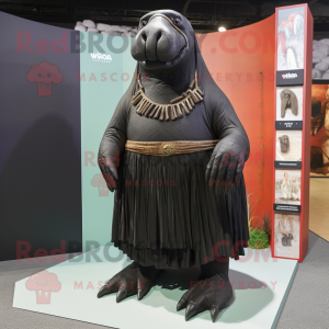 Black Walrus mascotte...