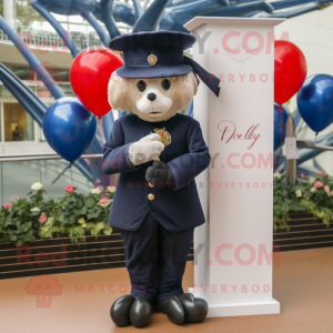 Navy Love Letter mascotte...