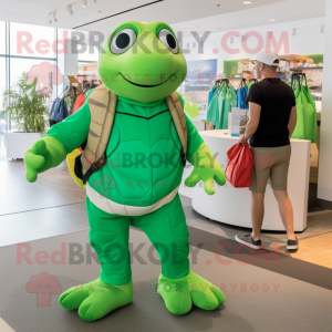 Green Turtle mascotte...