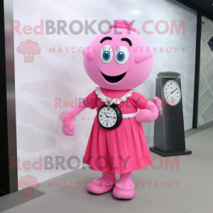Pink Wrist Watch maskot...
